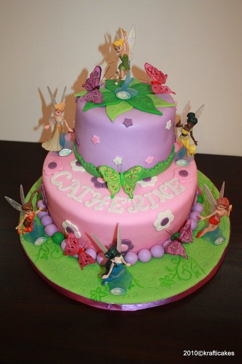 Disney Fairy Birthday Cakes