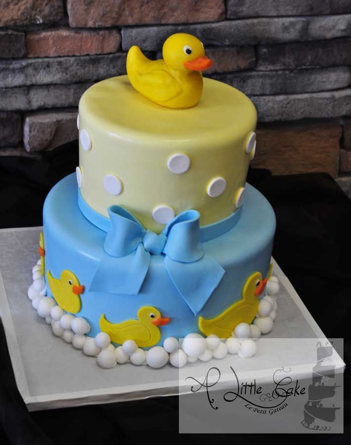 Duck Baby Shower Cake