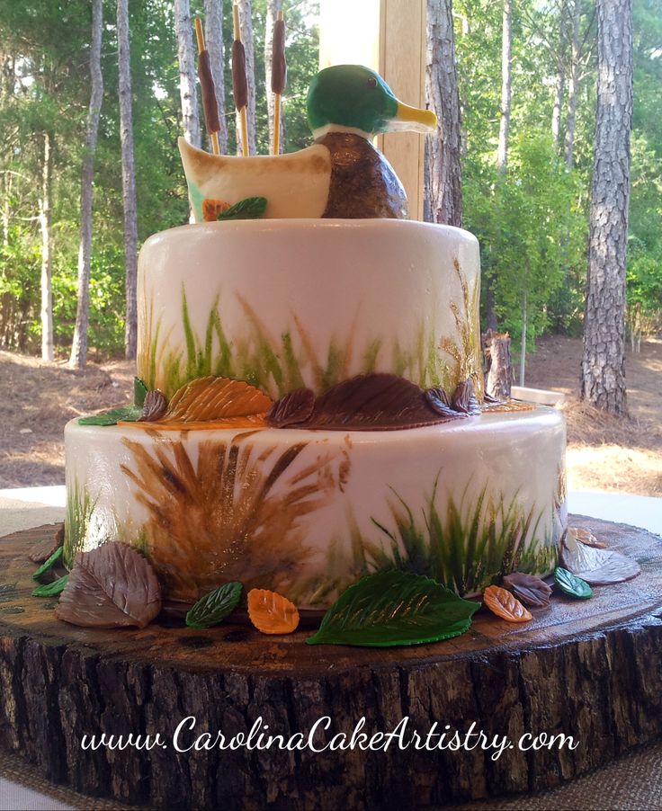 Duck Hunting Grooms Cake