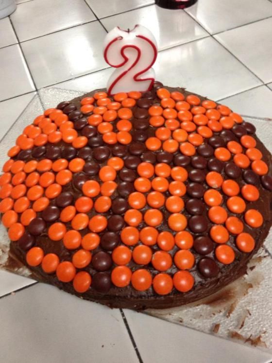 Easy Birthday Cake Basketball