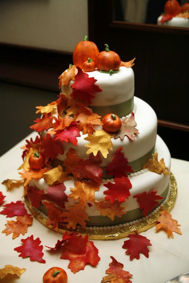 Fall Wedding Cake