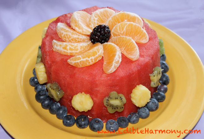 Fruit Birthday Cake