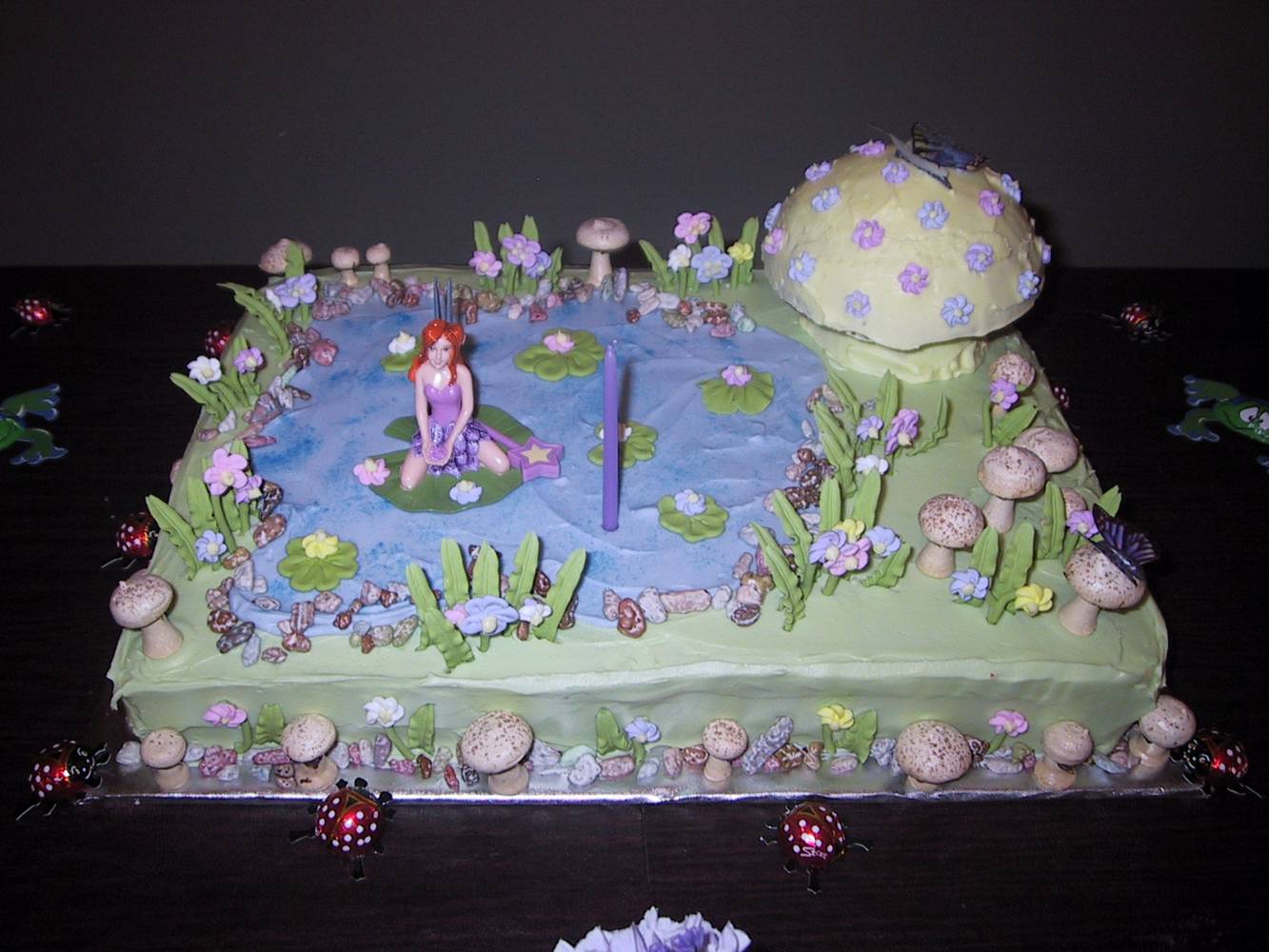 Garden Fairy Birthday Cake