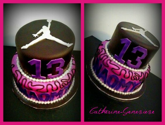 Girl Basketball Birthday Cake