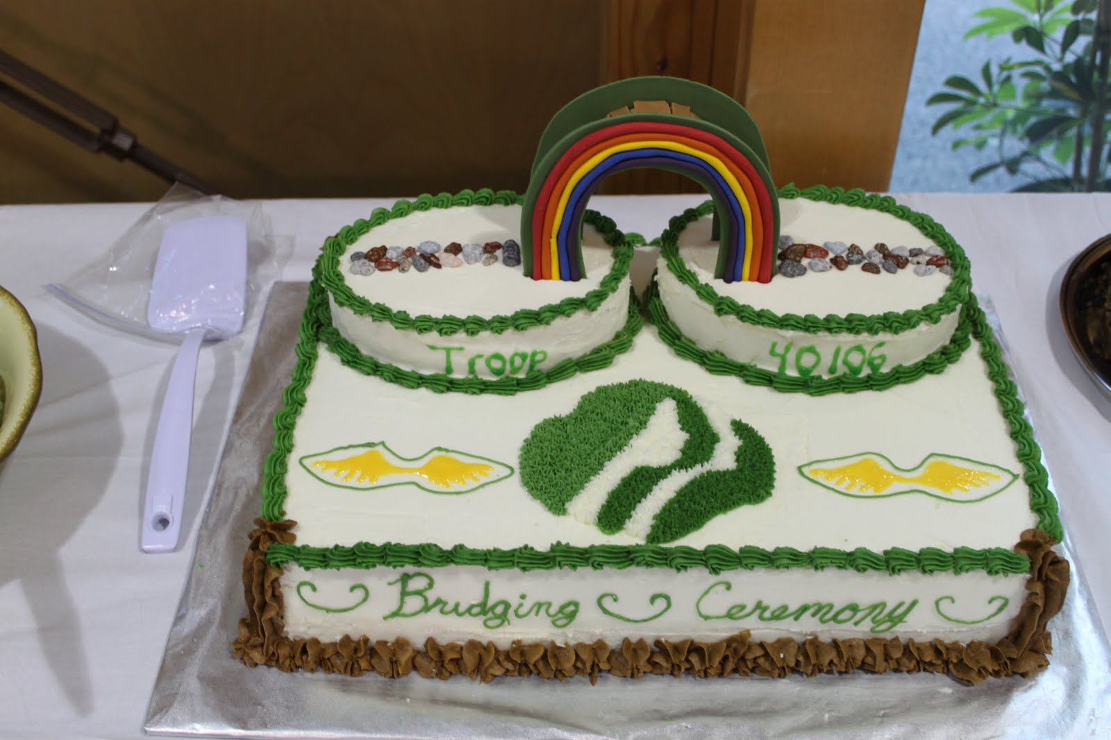 Girl Scout Bridging Cake