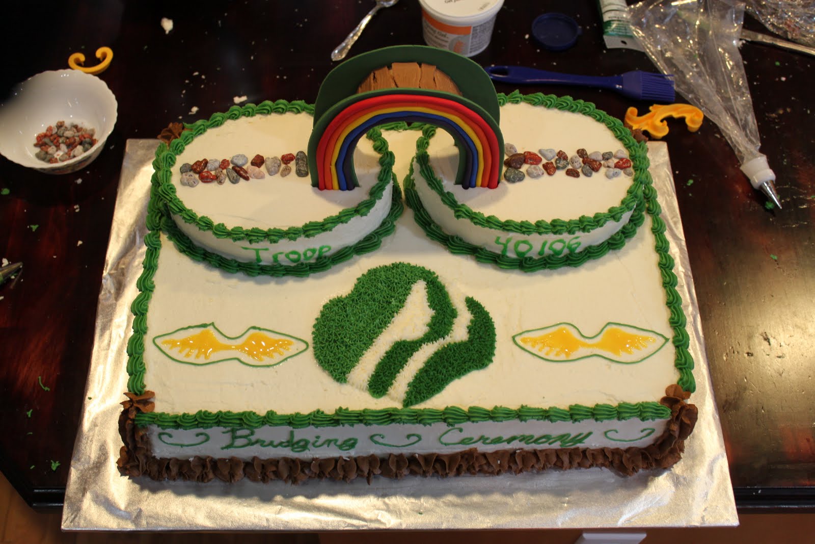 Girl Scout Bridging Ceremony Cakes