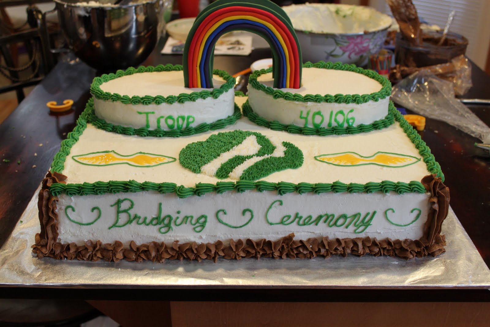 Girl Scout Bridging Ceremony Cakes