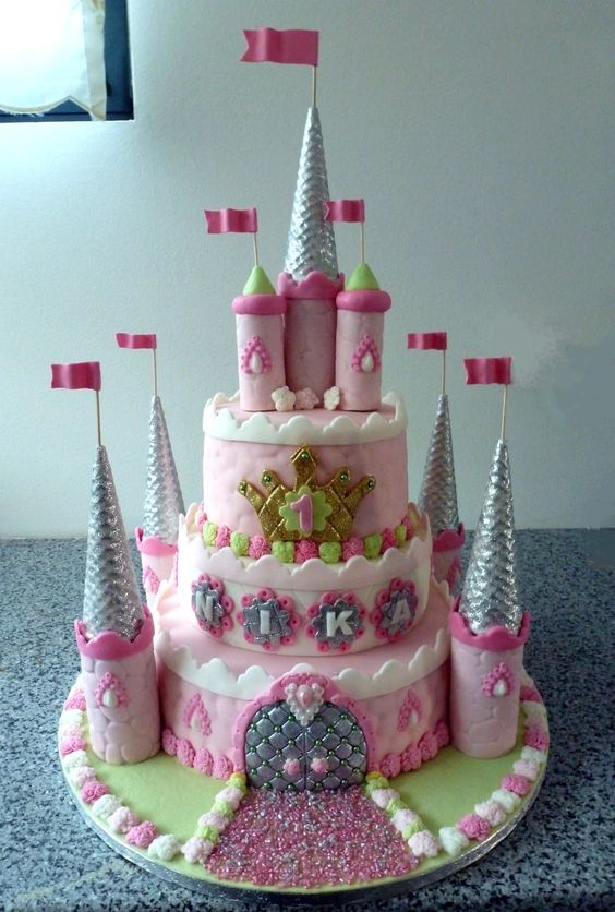 Girls Princess Birthday Cake