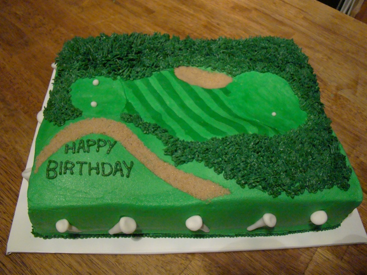 Golf Cake Decorating Ideas