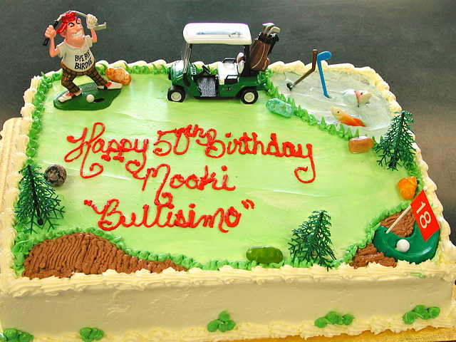 Golf Themed Sheet Cakes