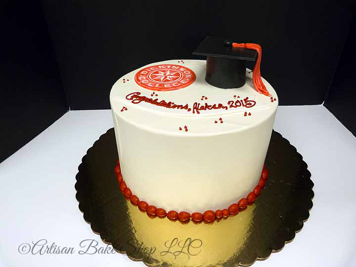 Graduation Cake School Logo