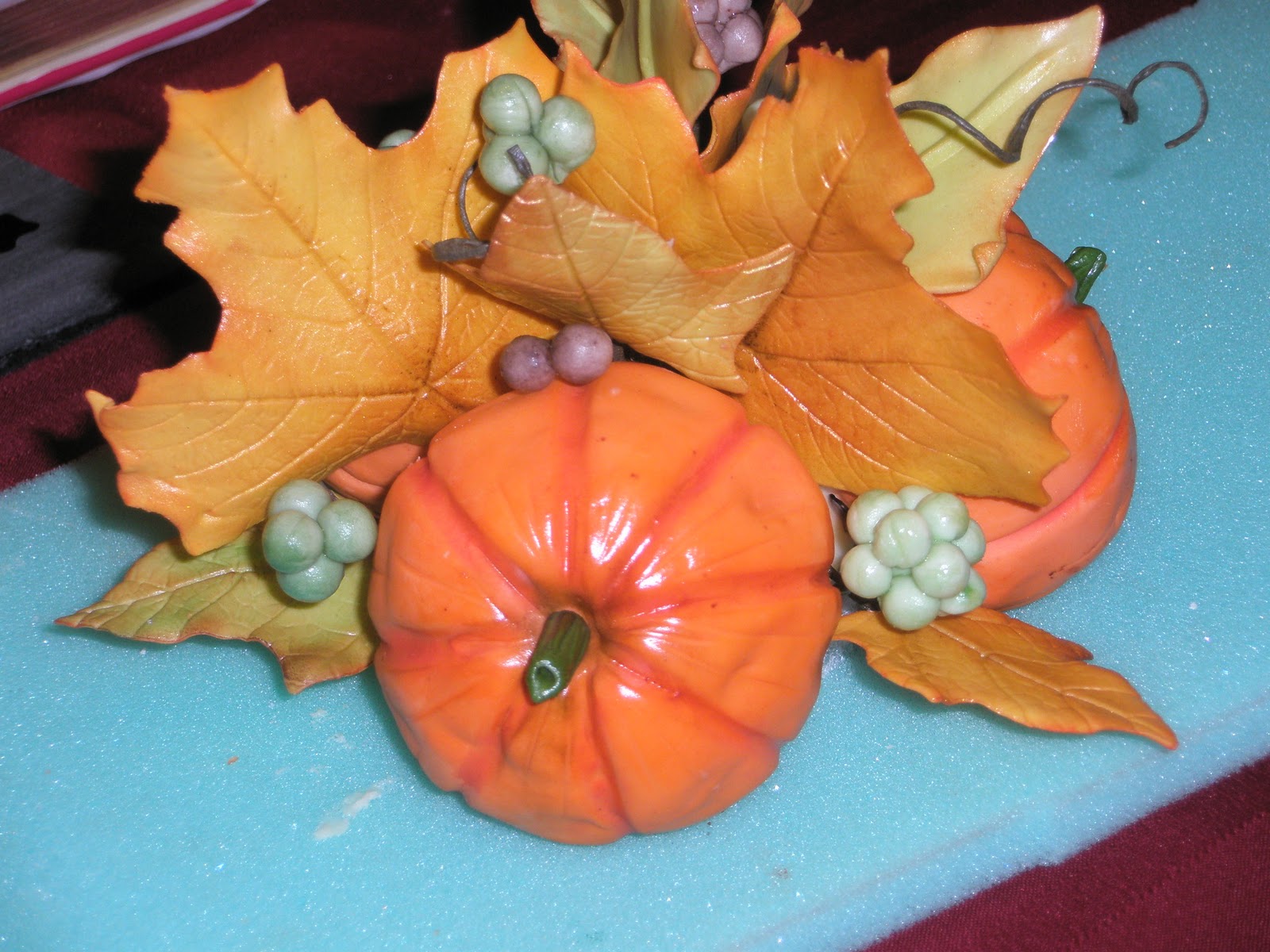 Gum Paste Fall Leaves