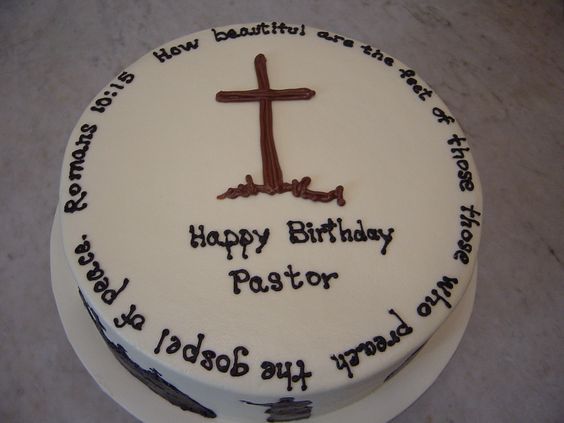 Happy Birthday Pastor Cake