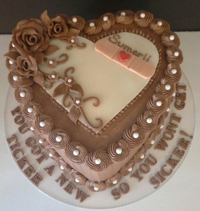 Heart Shaped Birthday Cake