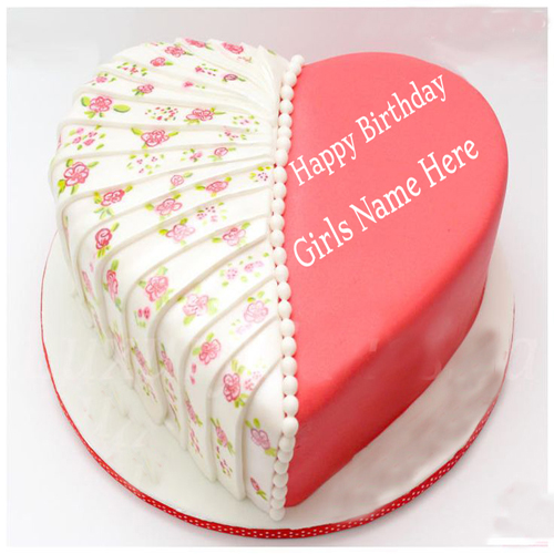 Heart Shaped Birthday Cake