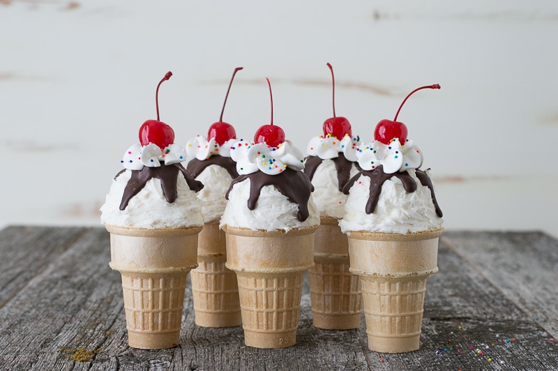 Ice Cream Cone Cupcakes