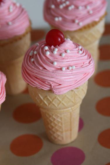 Ice Cream Cone Cupcakes