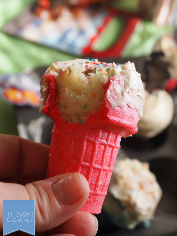 Ice Cream Cone Cupcakes