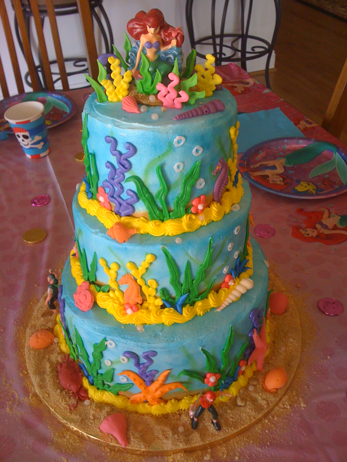 Little Mermaid Cake