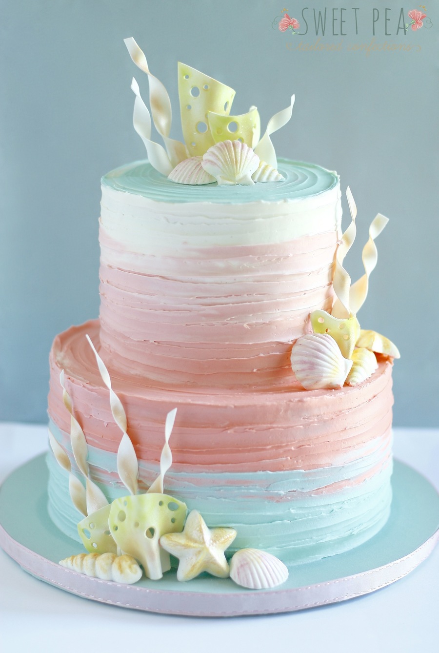 Mermaid Birthday Cake Buttercream