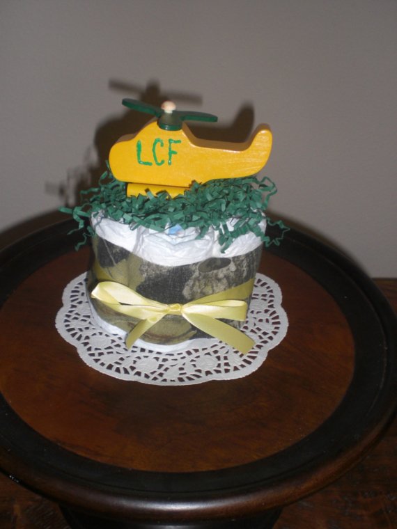 Military Diaper Cake