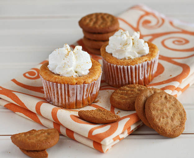 Mini Pumpkin Cheesecakes Desserts