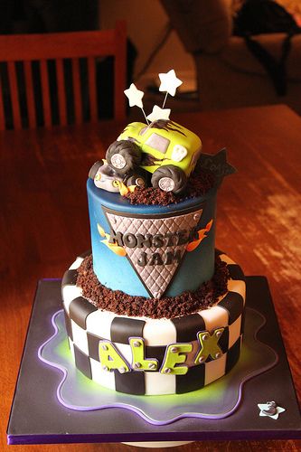 Monster Truck Cake