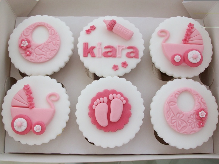 New Baby Girl Cupcakes