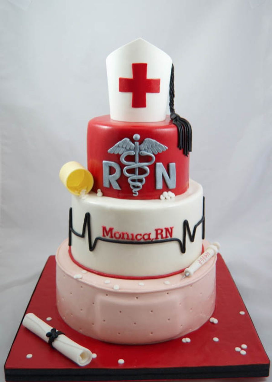 Nursing School Graduation Cake