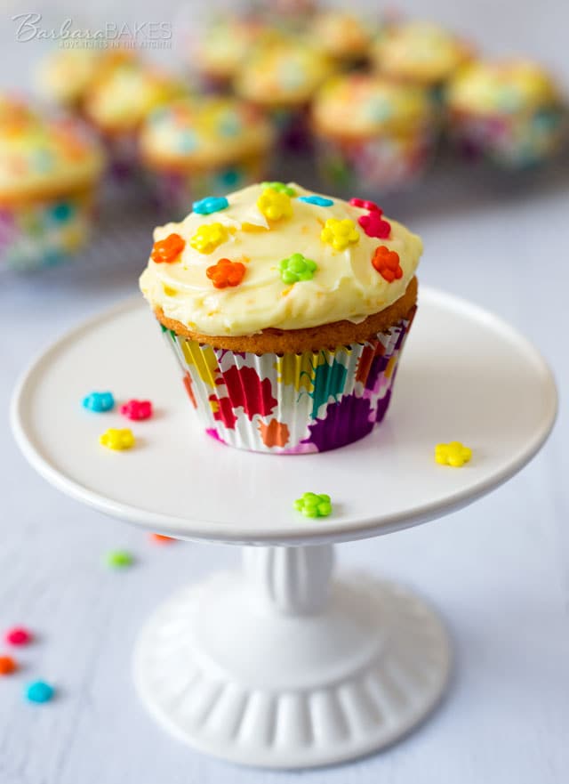 Orange Creamsicle Cupcakes with Soda