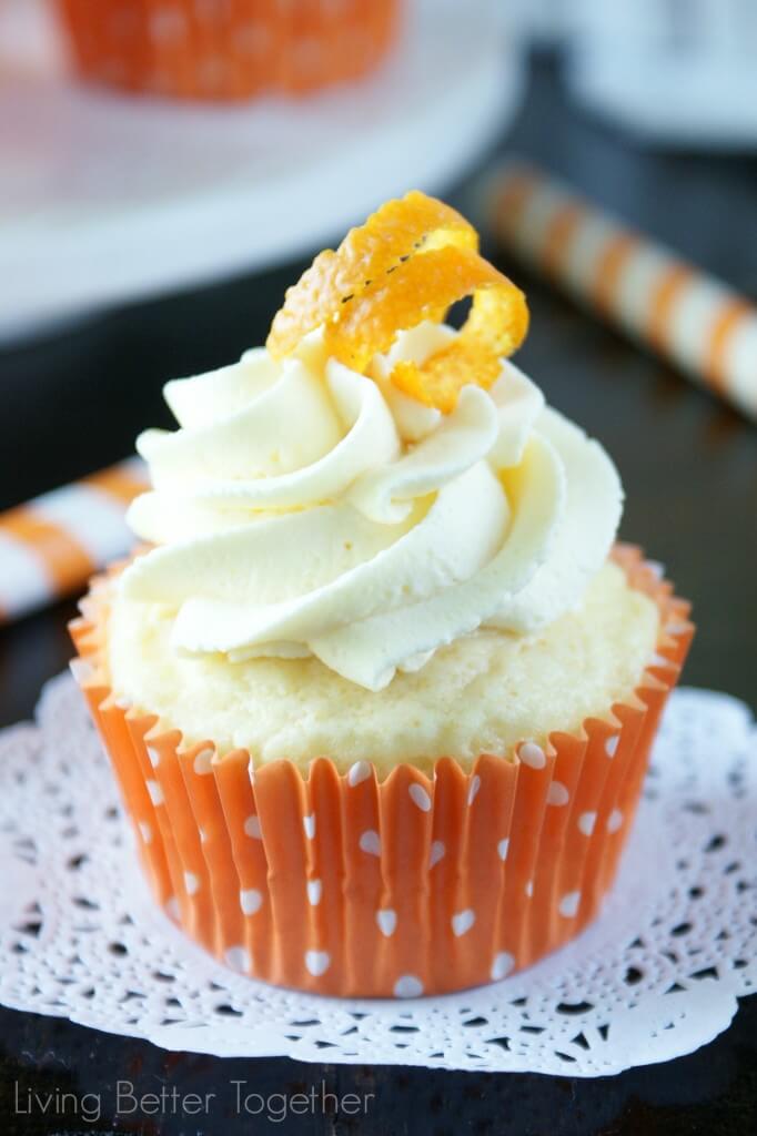 Orange Creamsicle Cupcakes