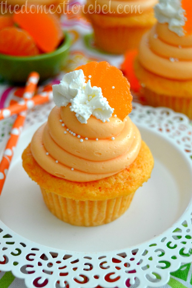 Orange Creamsicle Cupcakes