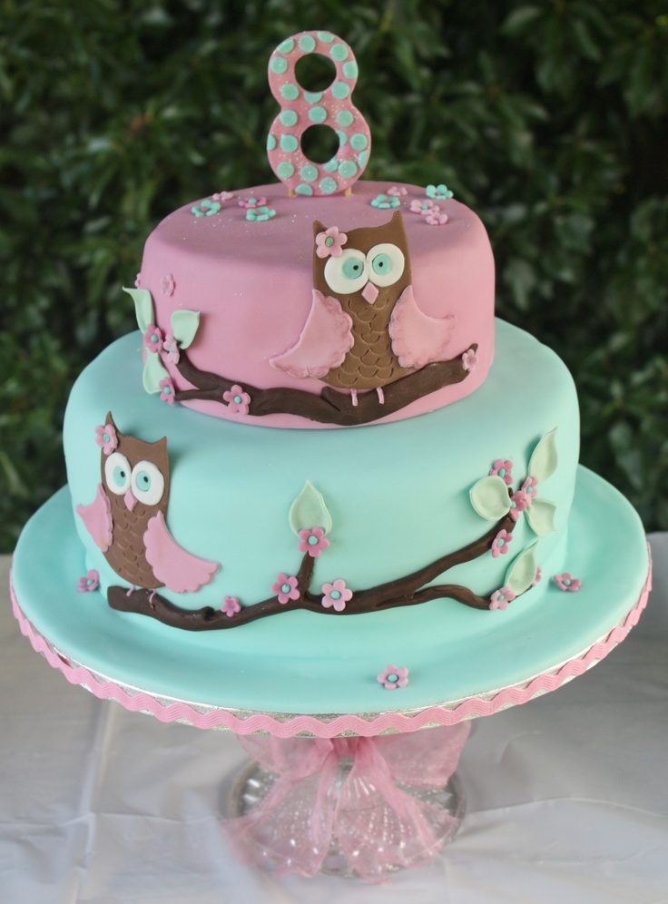 Owl Birthday Cake Ideas