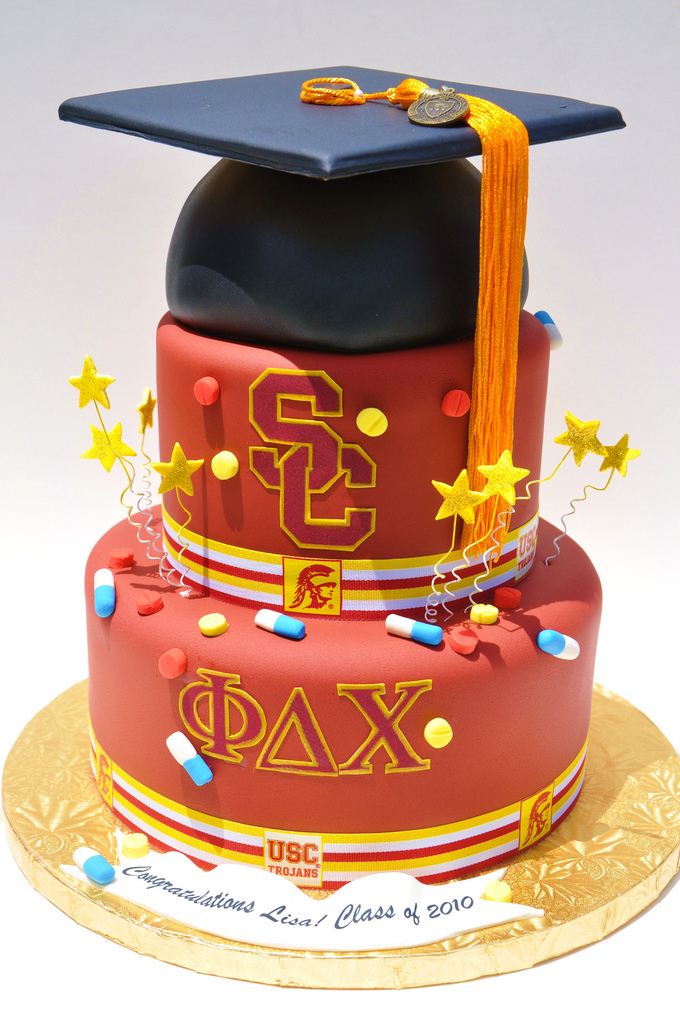 Pharmacy School Graduation Cake