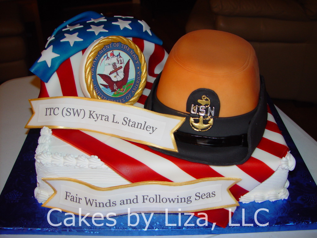 Pictures of Military Retirement Cakes