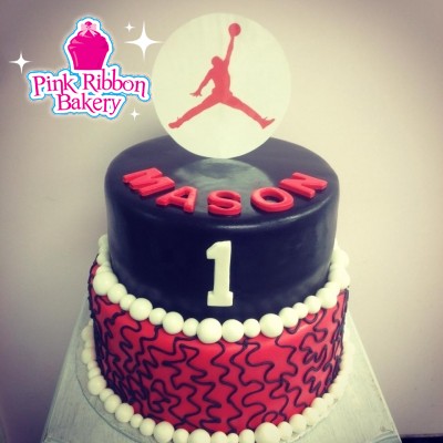 Pink Jordan Cakes for Kids