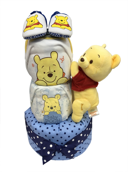 Pooh Bear Diaper Cake