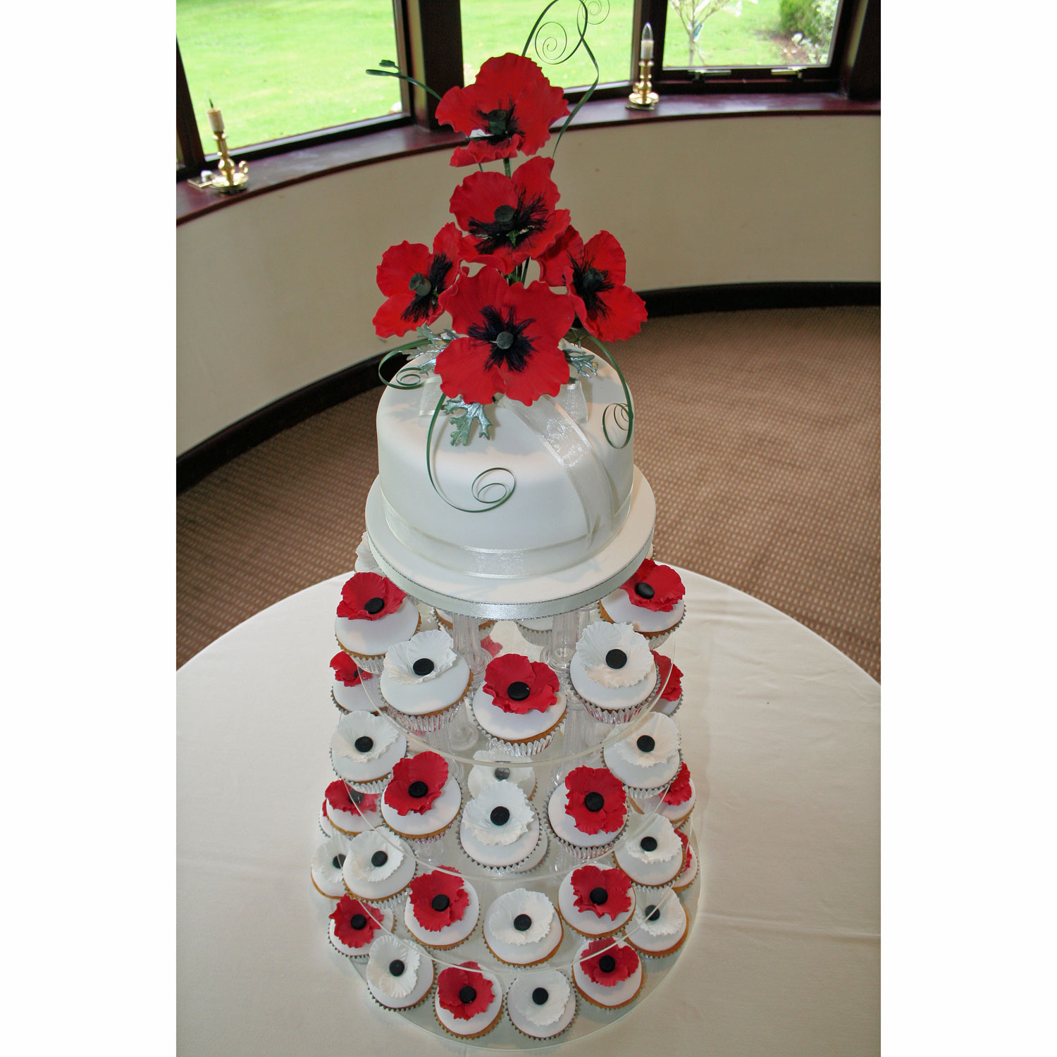 Poppies Wedding Cakes Cupcakes