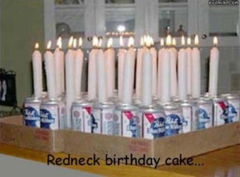 Redneck Birthday Cake