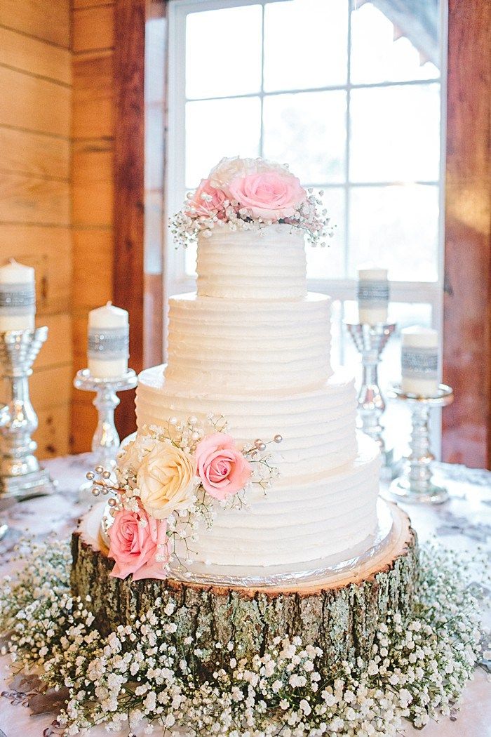 Rustic Buttercream Wedding Cake