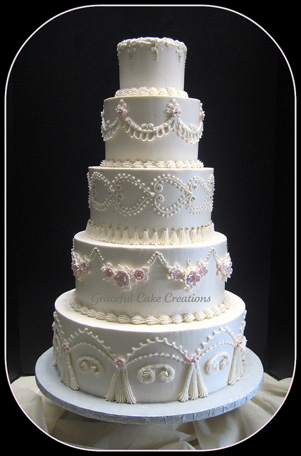 Simple Wedding Cake - Just