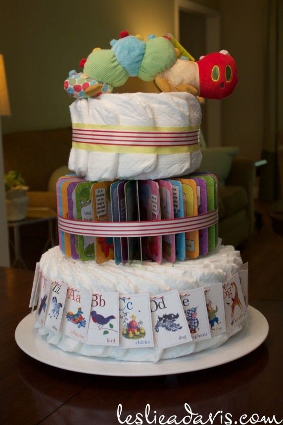 Storybook Baby Shower Diaper Cake