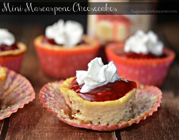 Strawberry Mini Cheesecake Cupcakes