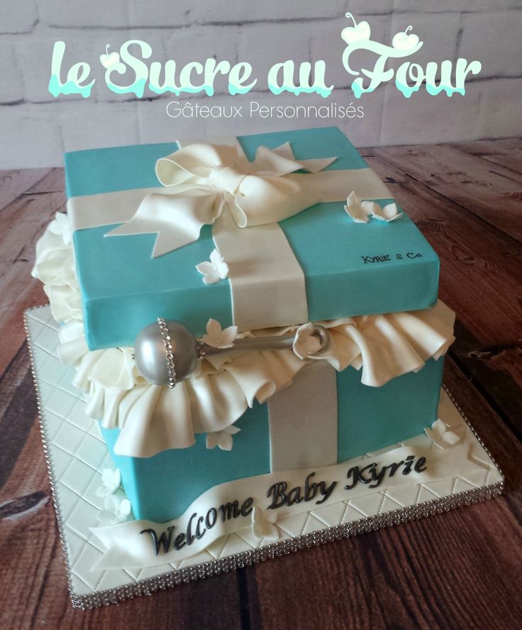 Tiffany Box Cake