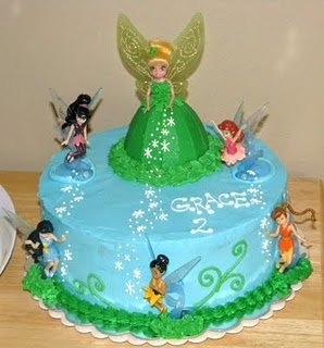 Tinkerbell Birthday Cake