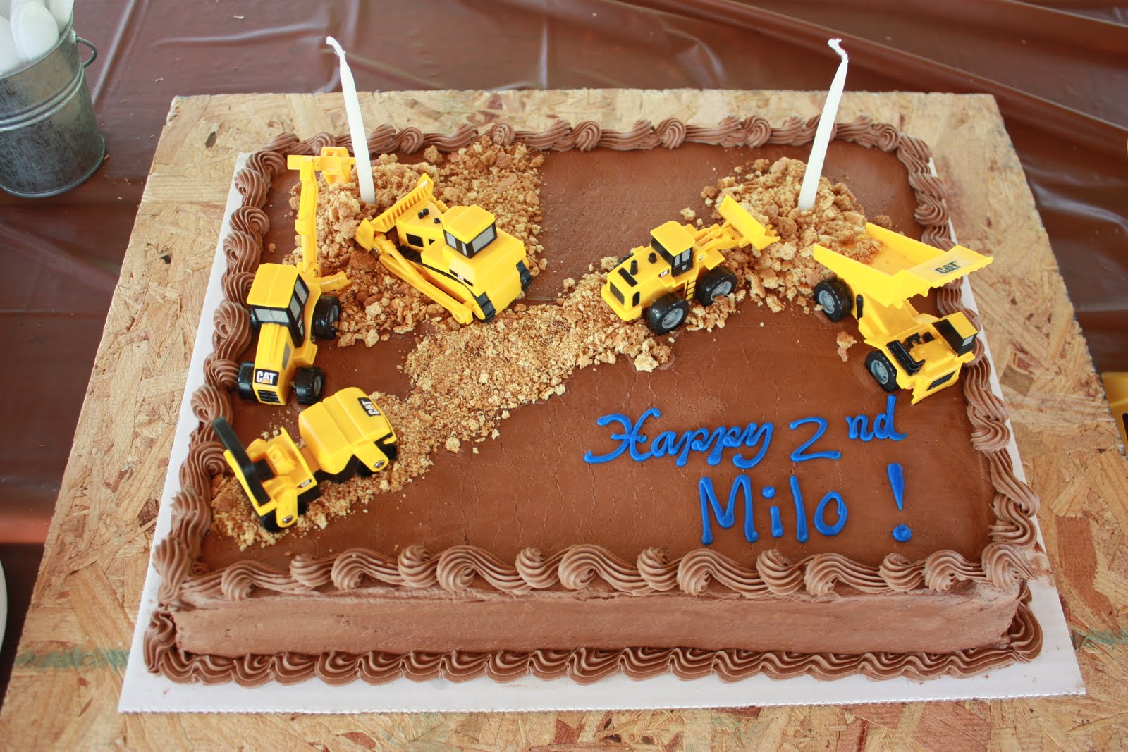 Tractor Theme Birthday Cake