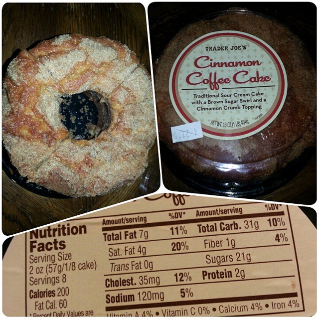 Trader Joe's Cinnamon Coffee Cake