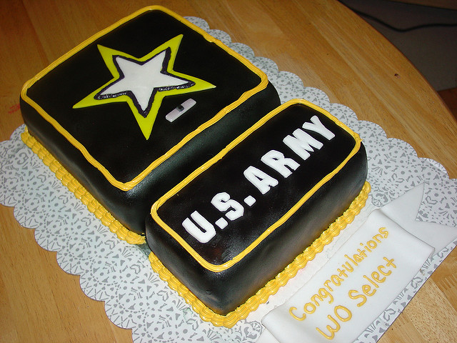 Welcome Home Army Cake