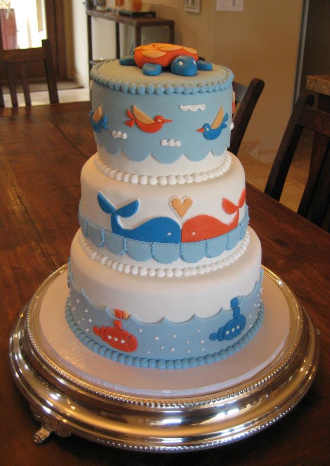 Sea Themed Baby Shower Cake Baby Shower Ideas