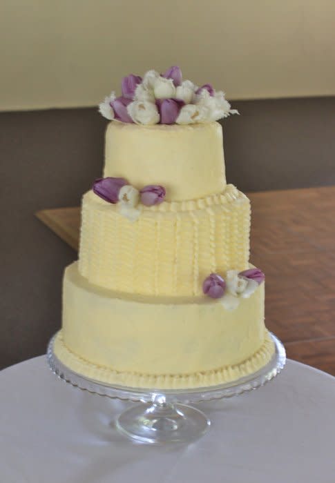 3 Tier Buttercream Wedding Cake